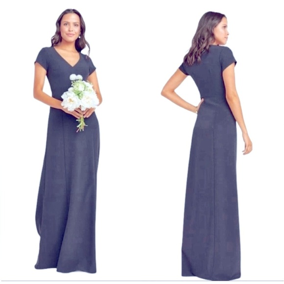 Show Me Your MuMu Geneva Crepe Gown | XXS NWT - Picture 1 of 11